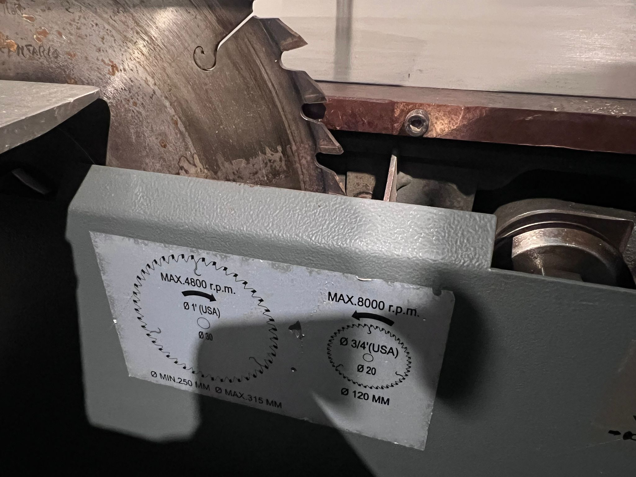 Piła formatowa Paoloni S150 - obrazek 8