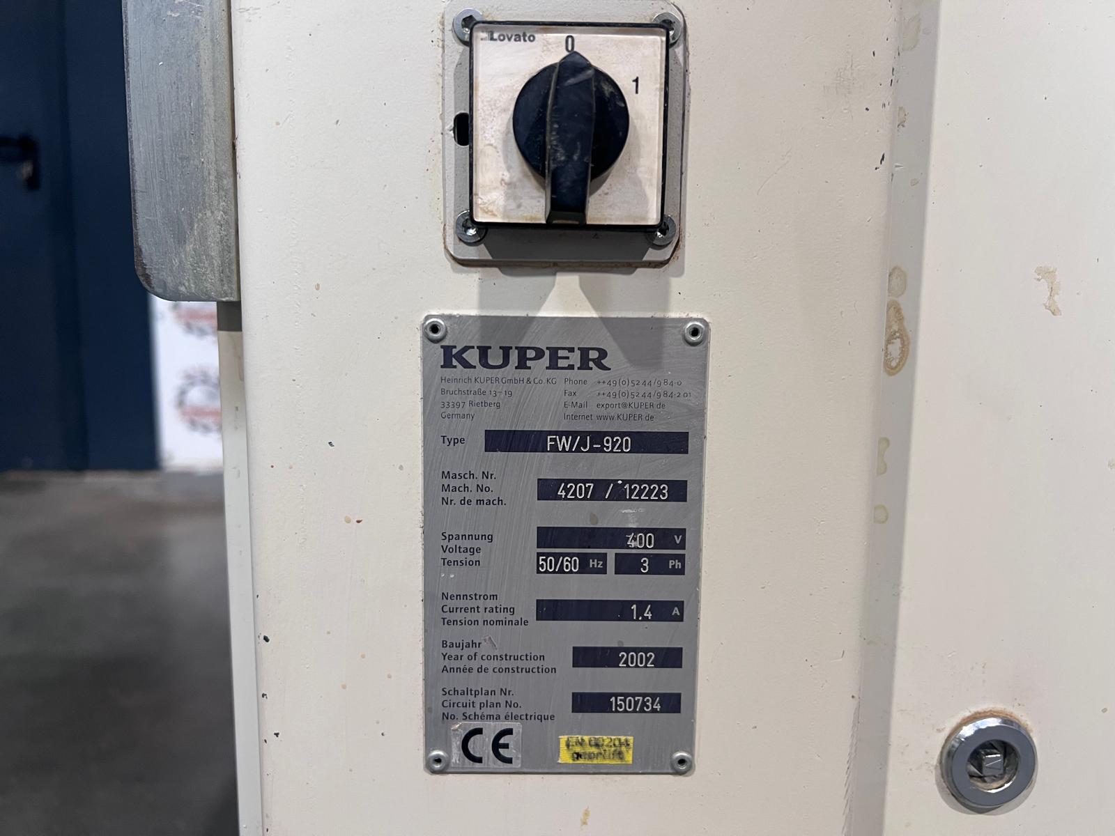 Spajarka do forniru Kuper FW/J 920 - obrazek 6