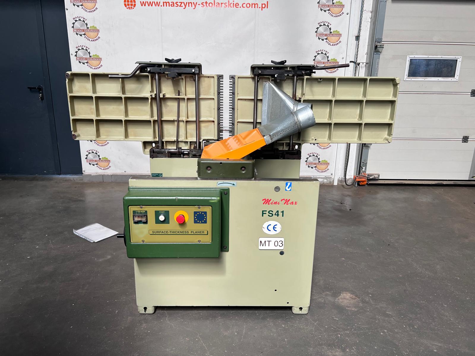 Wyrówniarko-grubościówka SCM Mini Max FS410 - obrazek 3