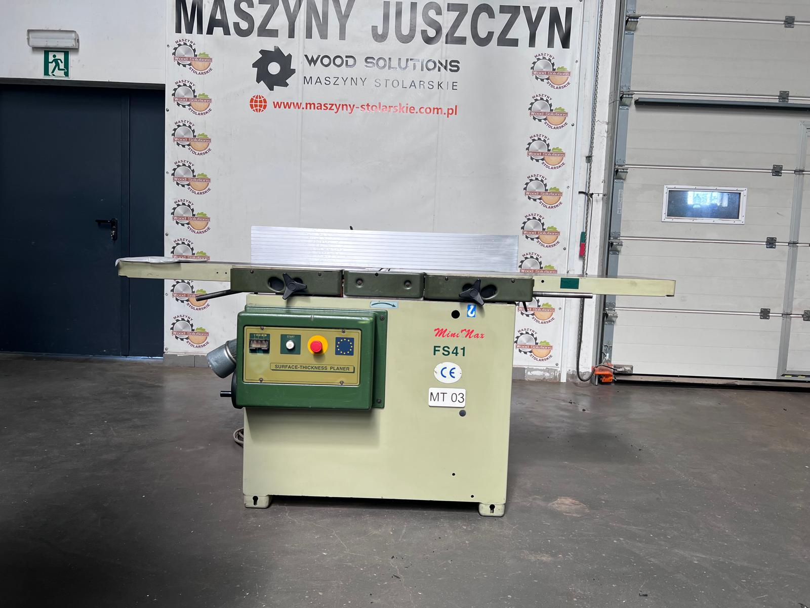 Wyrówniarko-grubościówka SCM Mini Max FS410 - obrazek 7