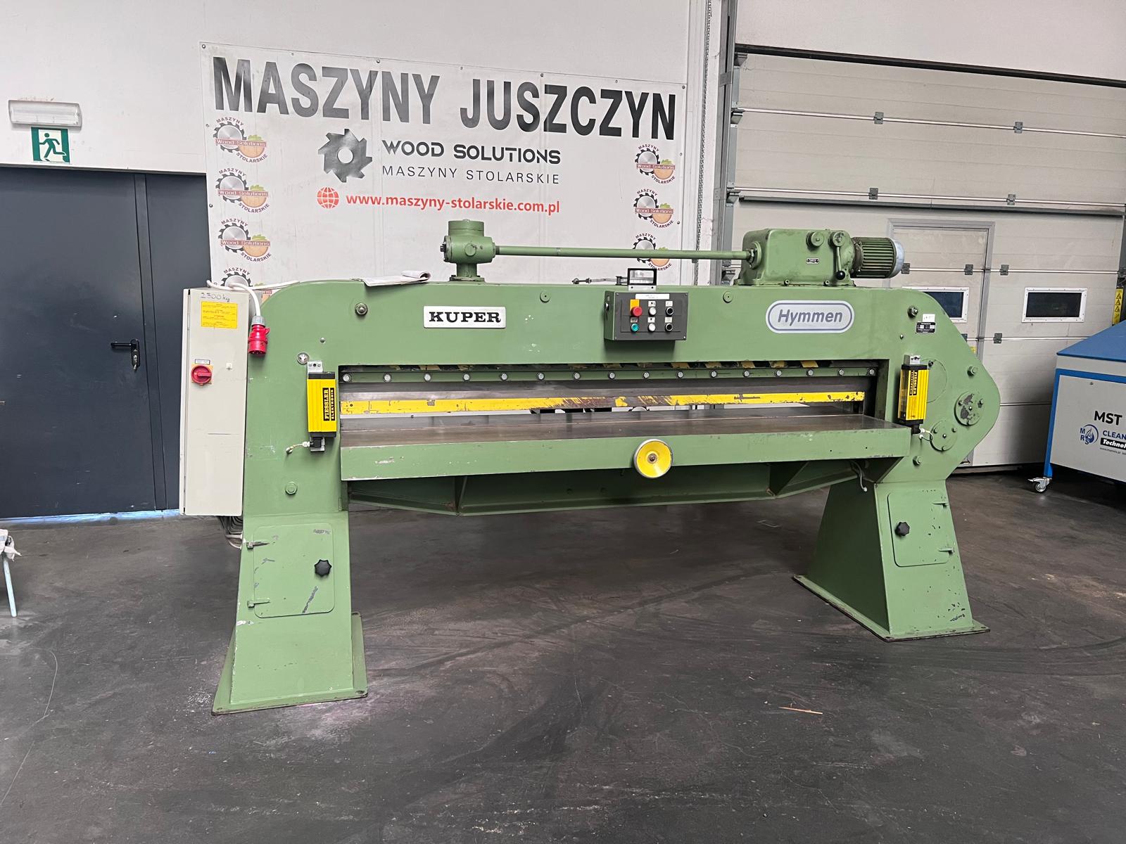 Gilotyna do cięcia forniru Kuper Hymmen AS 220 - obrazek 2